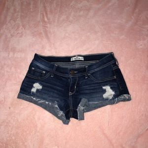 Denim shorts